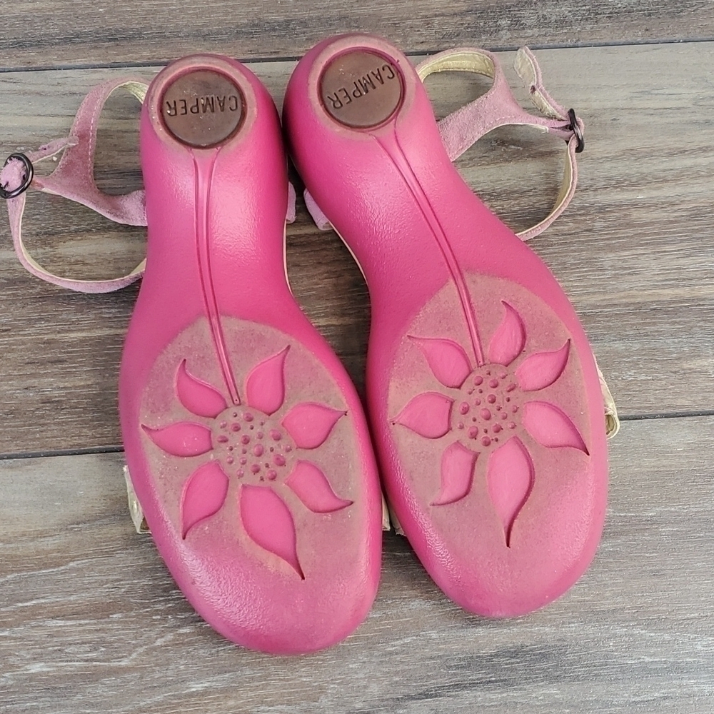 Camper Y2K heels ankle strap shoes sandals sz 40 us 7 - Picture 9 of 12
